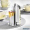 Multi - Distributeur de dosettes « Multi », diametre : 110 mm, Hauteur : 175 mm en INOX Mat