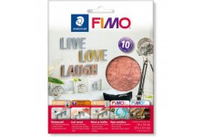 Staedtler Fimoa Accessoires Pack de 10 Feuilles metalliques Cuivre 14 x 14 cm
