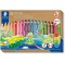 Staedtler Noris Junior, Crayons de couleur a  la cire et aquarellables gros module, Specialement concus pour les enfants, etui c