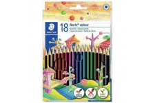 Noris Colour 185 - Etui Carton 18 Crayons De Couleur Wopex Assortis