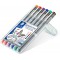 Staedtler Pigment Liner Colour, Feutres tres fins a  encre coloree pigmentee infalsifiable pour ecrire et dessiner, Pointe extra