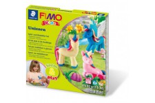 Staedtler Form&Play Fimo Kids, Pate a€ Modeler Ultra-Douce, Set "Unicorn", Durcissant Au Four, Instructions Faciles a