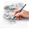 Staedtler Mars Lumograph Aquarell, Crayons graphites aquarellables, Utilisables a  sec ou a  l'eau, Boite en metal avec 5 crayon