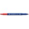 Staedtler Calligraph Duo, Feutres a  deux pointes pour calligraphie, Pointe biseautee de 2.0 mm et de 3.5 mm, etui en plastique 