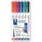 Staedtler Lumocolor 301, Feutres pour tableau blanc effacables a  sec, Sans xylene ni toluene et quasi-inodore, Pointe ogive de 