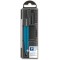 Staedtler Noris 550, Compas scolaire de precision bleu pour l'ecole, Boitier refermable pratique avec etui de mine, 550 50 M1