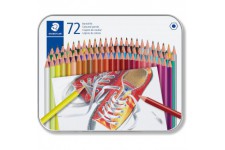 Staedtler 175 M72ST Crayons De Couleur Hexagonaux Sans Bois, Corps En Matiere Plastique Facile a€ Tailler, Boite En M