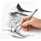 Staedtler Mars Lumograph Charcoal, Crayons fusains de tres haute qualite, Gamme Design Journey, etui blister avec 3 crayons asso