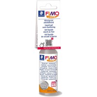 Staedtler FIMO Liquid, Gel fluide gris pour pate FIMO durcissant au four, Pour techniques de collage et jointoiement, Flacon de 