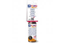 Staedtler FIMO Liquid, Gel fluide noir pour pate FIMO durcissant au four, Pour techniques de collage et jointoiement, Flacon de 