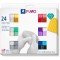 Staedtler FIMO Soft, Assortiment de 24 demi-pains de pate FIMO a  effet special de couleurs assorties, Pate a  modeler durcissan