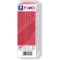 Staedtler FIMO Soft, Pate a  modeler rouge cerise durcissant au four, Pour debutants et artistes, Souple et facile a  demouler, 