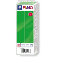 Staedtler FIMO Soft, Pate a  modeler vert tropique durcissant au four, Pour debutants et artistes, Souple et facile a  demouler,