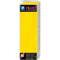 Staedtler FIMO Professional, Pate a  modeler jaune pur facon argile durcissant au four, Pour specialistes et artistes experts, P