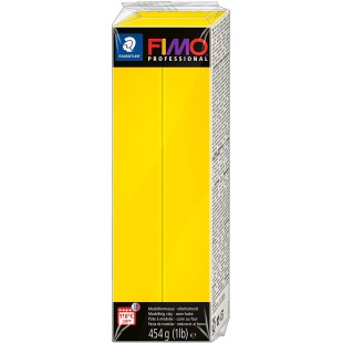 Staedtler FIMO Professional, Pate a  modeler jaune pur facon argile durcissant au four, Pour specialistes et artistes experts, P