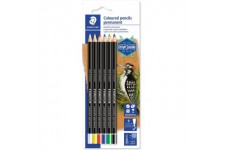 Staedtler Lumocolor Glasochrom, Crayons permanents pour tout type de surfaces, Resistants a  l'eau et a  la lumiere, Couleurs in