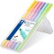 Staedtler Triplus Highlighter, Feutres surligneurs pastel a  pointe ogive de 1-4 mm, etui chevalet avec 6 surligneurs assortis, 