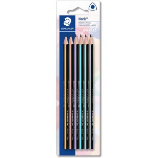 STAEDTLER Triplus Multi Kit d'ecriture manuscrite Six crayons pastel HB.