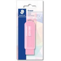 Staedtler Gomme aux couleurs pastel, avec manchon en plastique pratique, couleurs assorties, 525 PSBKPA