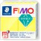 Staedtler FIMO Effet Neon, Bloc de 57g de Pate a  Modeler, Couleur Jaune, Effet Durcissant au Four, Compatible avec FIMO Effet C