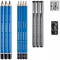 Staedtler Mars Lumograph, Coffret dessin graphite pour beaux-arts, Inclus crayons a  papier, feutres de dessin, gomme et taille-
