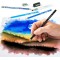 Staedtler Design Journey, Coffret aquarelle mixte pour beaux-arts, Inclus crayons aquarellables, gomme, pinceau a  reservoir d'e