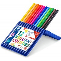 Staedtler- Lot de 12 Crayons de Couleur Ergosoft, 157 SB12P