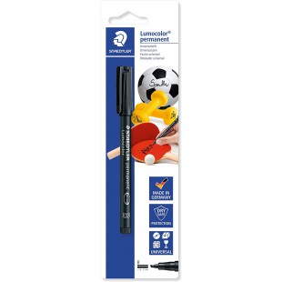 STAEDTLER Lumocolor 314-9 BK-1 Stylo pour le sport permanent Pen 314 pour etiqueter ballons, halteres et autres equipements de s