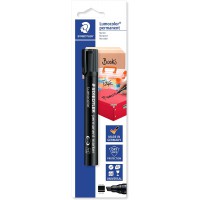 STAEDTLER Lumocolor 350-9 BK-1 Marqueur permanent 350 pour etiqueter des boites de rangement et des cartons de demenagement, eta