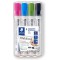 Staedtler Lumocolor 351, Marqueurs pour tableau blanc effacables a sec, Sans xylene ni toluene et quasi-inodore, Poi