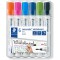 Staedtler Lumocolor 351, Marqueurs pour tableau blanc effacables a sec, Sans xylene ni toluene et quasi-inodore, Poi