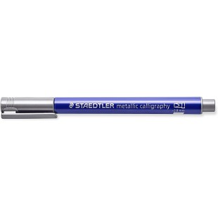 Staedtler design Journey 8325-81 Stylo de Calligraphie Metallique en Argent