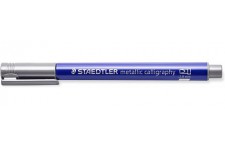 Staedtler design Journey 8325-81 Stylo de Calligraphie Metallique en Argent