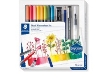 Staedtler 61 3001-1 design Journey ensemble D'Aquarelles Motif Floral