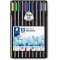 Staedtler Triplus Mobilite, Trousse portative tout-en-un pour le teletravail, etui chevalet avec feutres et stylos p