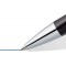 Staedtler Triplus 444, Stylo-bille triangulaire gris anthracite de haute qualite, Encre de couleur bleue et pointe de