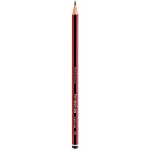 Staedtler 110 Tradition 2B 1piece (s) (crayons de graphite - 2B crayons de graphite, noir, rouge, 32 en, PEFC, Allem