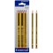 STAEDTLER HB2 Noris Pencil crayons a rayures jaunes et noires