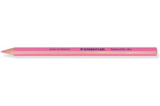 STAEDTLER Textsurfer dry 128 64 - Crayon surligneur a sec triangulaire gros module rose fluo