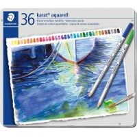 Staedtler Karat Aquarell, Crayons de couleur aquarellables de qualite professionnelle, Grande miscibilite des couleur