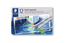 Staedtler Karat Aquarell, Crayons de couleur aquarellables de qualite professionnelle, Grande miscibilite des couleu