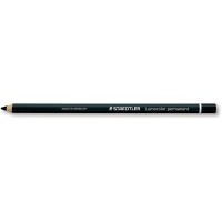 STAEDTLER Lot de 3 Marqueurs a sec Glasochrom Lumocolor permanent Noir