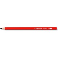 STAEDTLER Crayons papier Minerva hexagonal rouge mine 2 mm HB