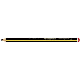 Staedtler Noris ergosoft 153 crayon graphite 2B 1 piece(s) - Crayons graphite (2B, Noir, Jaune, 1 piece(s))