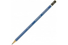 STAEDTLER Crayons Papier Mars Lumograph 100 Mine 2 mm Bleu 7H