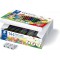 STAEDTLER - Noris colour 185 - Classpack carton 144 crayons de couleur assortis en bois upcycle + 3 taille-crayons 510 10 offert