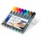 Staedtler 352 WP8 ST Lumocolor Set de 8 Feutres permanent pour surfaces pointe ogive 2 mm Lumineuses