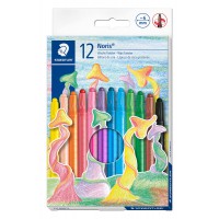 STAEDTLER batons de cire - Noris Club, dans un etui PVC de 12 