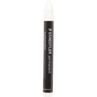 Lot de 12 : Staedtler - LumoColor Omnigraph 236 - Craie Industrielle Permanente Blanche