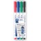 Staedtler Lumocolor 301, Feutres pour tableau blanc effacables a  sec, Sans xylene ni toluene et quasi-inodore, Pointe ogive de 